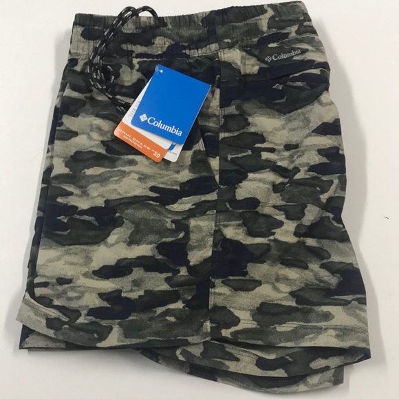 camo hiking shorts